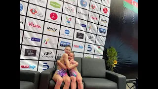 Shani Galkovsky & Roni Adud Acrogym Modiin MAIA Acrobatic World Cup Portugal 2022