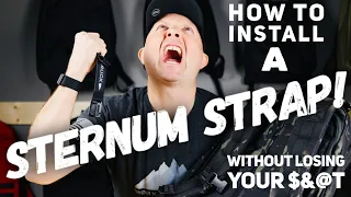 How to INSTALL a Sternum Strap! (without yelling or cursing)