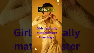 Girls typically mature faster than boys, #short