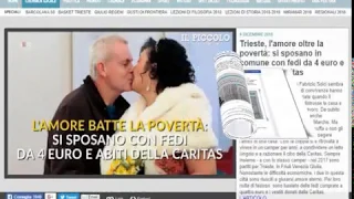 03 - 12 - 2018 Dal giornale di Trieste IL PICCOLO, video del Matrimonio.