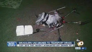 Smugglers use drones to transport drugs