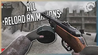 Call of Duty 2 - All Weapons Reload Animations (With Real Names)