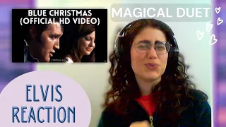 Elvis Presley, Martina McBride - Blue Christmas (Official HD Video) Reaction