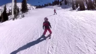 Learn to Ski (with Kids) - Lesson 4: Turning