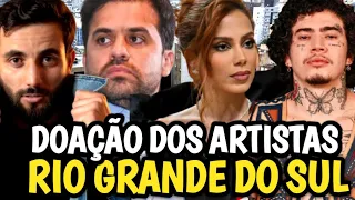 ARTISTAS QUE DOARAM PARA O RIO GRANDE DO SUL