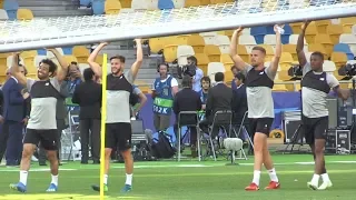 Liverpool Train At The Olympic Stadium, Kiev Ahead Of Champions League Final v Real Madrid