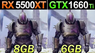 RX 5500 XT (8GB) Vs. GTX 1660 Ti | 1080p and 1440p Gaming Benchmarks