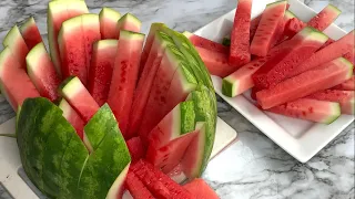 Watermelon 🍉 cuts / تقطيع البطيخ