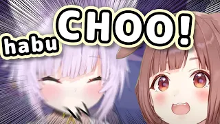Okayu's Cute Sneeze Blesses Korone 【ENG Sub/Hololive】