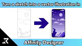 [Tutorial] How to turn a sketch into a Vector Illustration in Affinity Designer (Desktop)