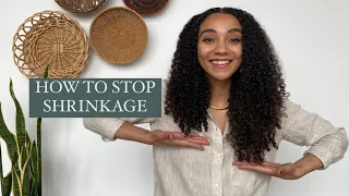 How To Stop Shrinkage For Natural Hair | The Cut Down Episode 2