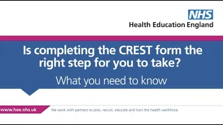 Is completing the CREST form the right step for you to take?