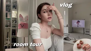 vlog | new apartment tour 🏡 cozy & aesthetic