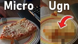 Tillagar PAN-PIZZA i UGNEN
