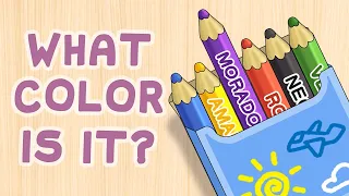 ¿De qué color? Spanish song for kids: what color is it?