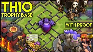 UNBEATABLE TOWN HALL 10 [TH10] TROPHY BASE! W/ Replays | Anti Air | BEST TH10 BASE - Clash Of Clans