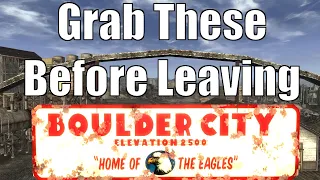 Grab These Items Before You Leave Boulder CIty