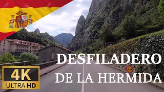 DRIVING DESFILADERO DE LA HERMIDA, Potes-Fuente Dé, Cantabria, Asturias, SPAIN I 4K 60fps