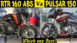 2019 Apache RTR 160 ABS Vs Pulsar 150 Twin Disk|Comparison|Which one is the Best?