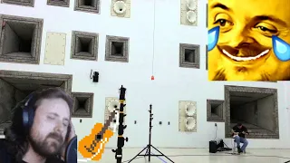 Forsen Reacts to Coming Back To Life Guitar Solo in NASA Space Chamber - RATF