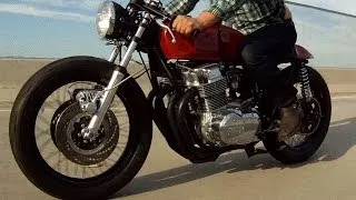 Kott Motorcycles 1973 Honda CB750 Custom Cafe Racer GoPro Hero 3+