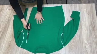 [DIY] Don't throw a knitwear you don't wear. | Let's just watch. You'll never regret it.