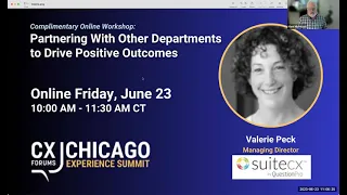 Partnering with other Departments to Drive Positive Outcomes — CX Forums Chicago Experience Summit