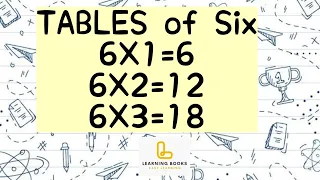 TABLES OF SIX #mathstables