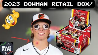 BETTER THAN HOBBY! 2023 Bowman Baseball Retail Box Review!