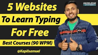 5 Free Websites To Learn Typing!! | Top 5 Best Typing Websites | Typing Software For Free | Tutorial