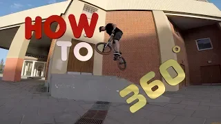 how to 360 / как сделать 360 на bmx / mtb в домашних условиях своими руками  street