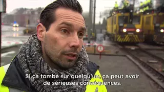 Un camion arrache la caténaire en gare d'Asse