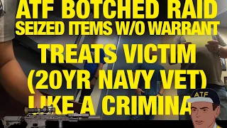 ATF Agents Handcuff Navy Sailor & Rob Him At Gunpoint