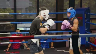 SPARRING DAY : NGUYEN DUY ANH ( VIETNAM ) VS CHOI MINHO ( KOREA)