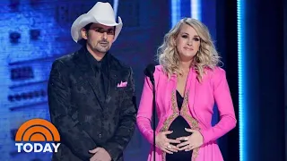 Carrie Underwood Reveals New Baby’s Gender At CMA Awards | TODAY