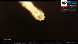 SpaceX launches with station docking port