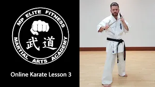 Karate Online Lesson 3 - MPEF Martial Arts Academy