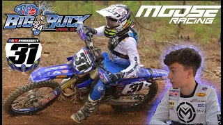 Big Buck GNCC My 1st 3 hour Main Event! 2024 Yamaha YZ125 Ryder Sigety I passed over 50 people!