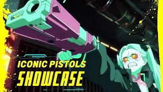 Cyberpunk 2077 - All Iconic Pistols Showcase. Firing, Reload and First Time Equip Animation.