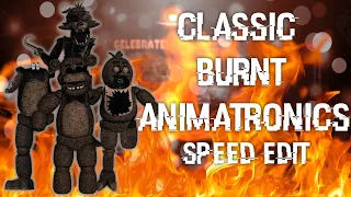 [FNAF | Speed Edit] Making Classic Burnt Animatronics