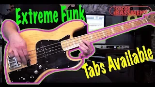 Funk Bass Groove Tab