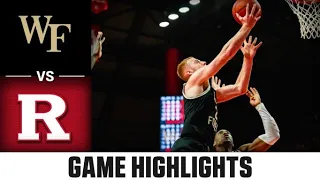 Wake Forest vs. Rutgers Men's Basketball Highlights (2022-23)