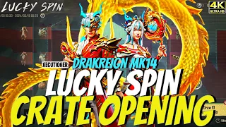 New Drakreign MK14 Crate Opening BGMI | Lucky Spin 10UC trick | Dragon Emperor & Empress Set Opening