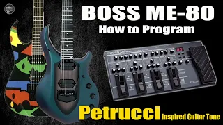 BOSS ME 80 Petrucci-inspired Distortion FREE Settings