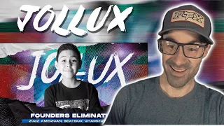 JOLLUX | Solo Elimination | The Founders Tournament | American Beatbox Championships 2022 | REACTION