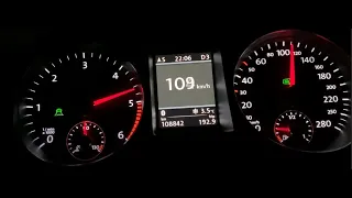 Volkswagen Passat CC 2.0TDI 177hp acceleration 100-220km/h