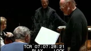 Spielberg, John Williams at the Recording of the Music for Saving Private Ryan - Film 90007