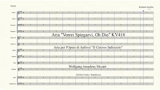 Aria Vorrei Spiegarvi, Oh Dio - KV418 Orchestral version W A Mozart