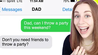 FUNNIEST Texts From Dads That Made Me LAUGH - REACTION