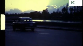 1970s, 1980s Driving, Night and Sunset, Super 8 UK Home Movies